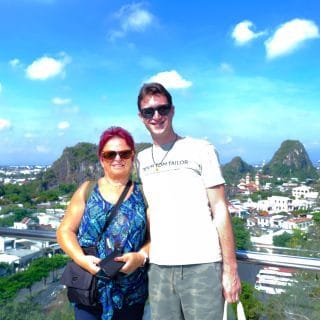 Marble mountain and lady buddha